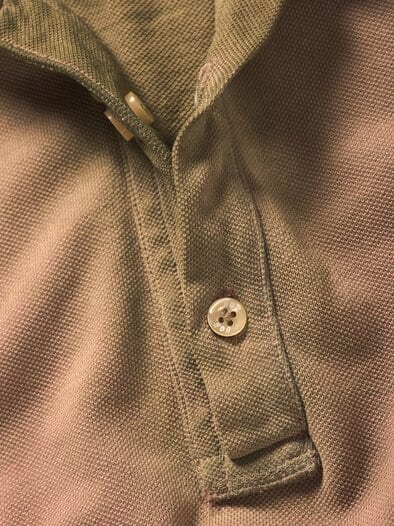 Poloshirt Double pistazienkern