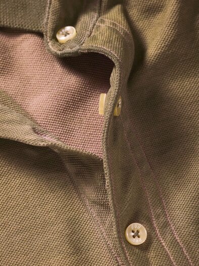 Poloshirt Double pistazienkern