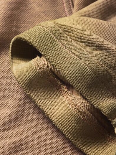 Poloshirt Double pistazienkern