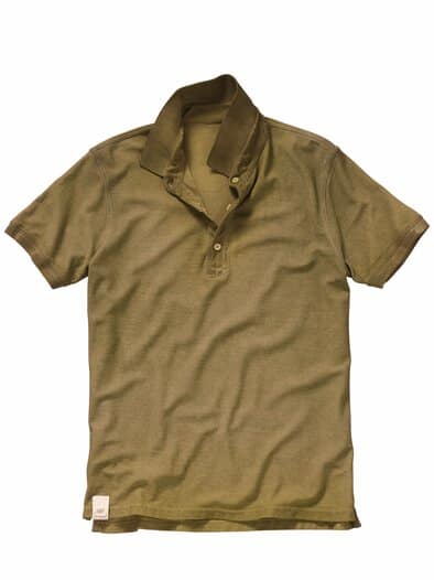 Poloshirt Double pistazienkern
