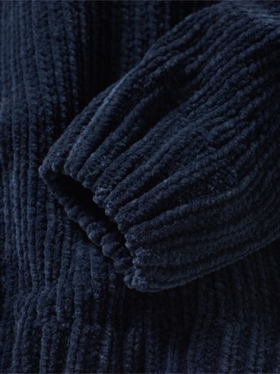 Hinter-den-Kulissen-Pullover marine