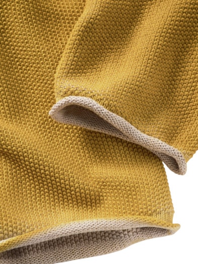 Schmirgel-Pullover curry