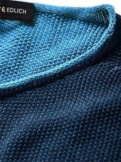 Schmirgel-Pullover spray-blau