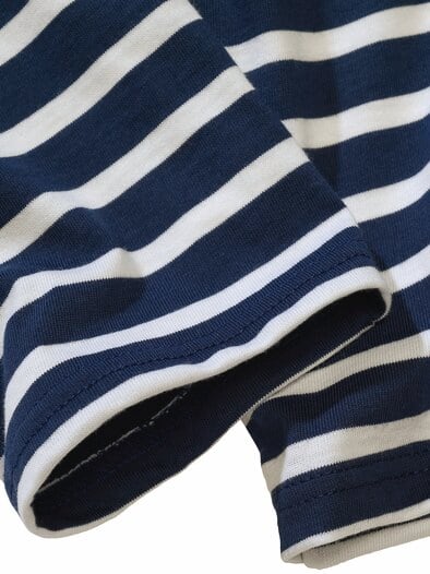 Bretagne-Shirt blau/weiß