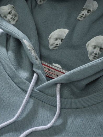 L`inconnue de la Seine-Hoodie stürmisches seineblau