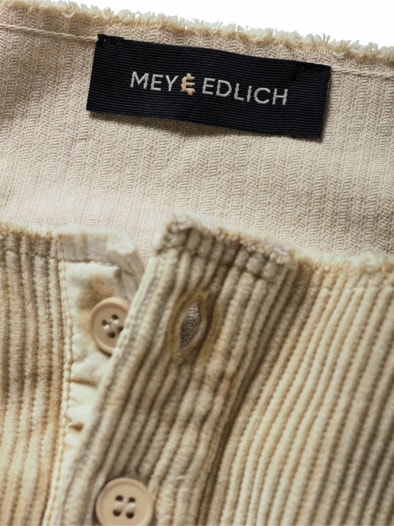 Samt-Cord-Longsleeve sand