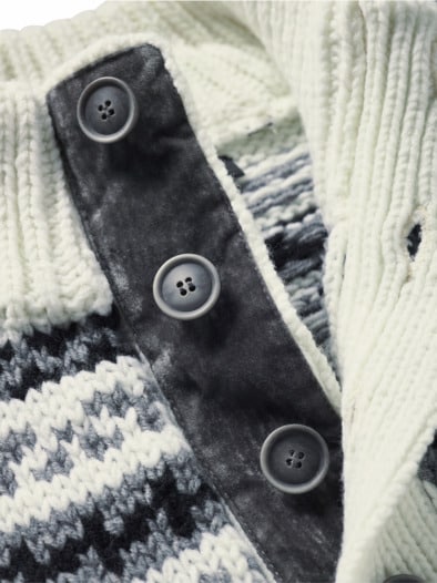 Italo-Norweger-Pullover schneeweiß