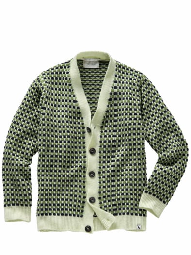 Network Cardigan vanille/pistazie/navy