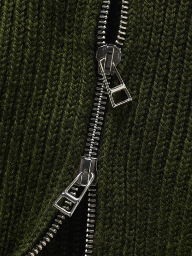 Fisherman Cardigan olive