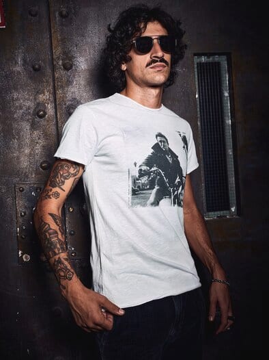 T-Shirt James Dean slubweiß
