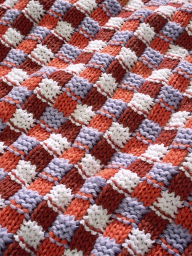 Provence-Pullover bordeaux-macaron