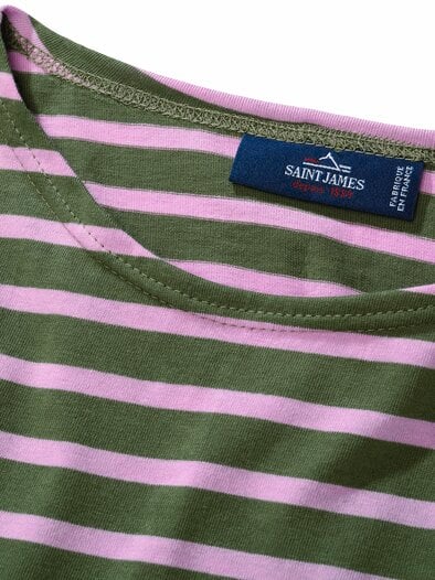 Bretagne-Shirt algue/nacre