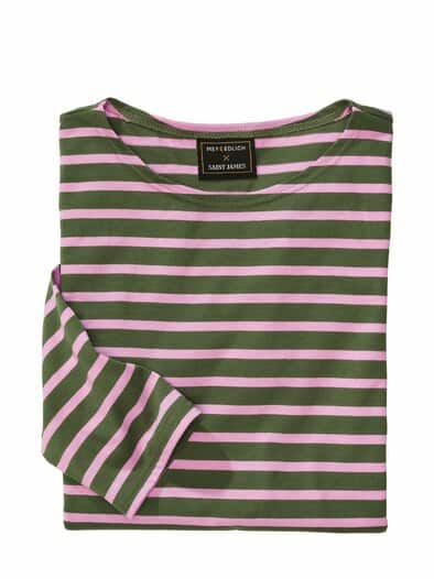 Bretagne-Shirt algue/nacre