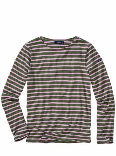 Bretagne-Shirt algue/nacre