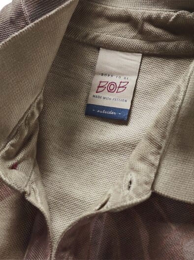 Poloshirt Press olive/tabakblatt