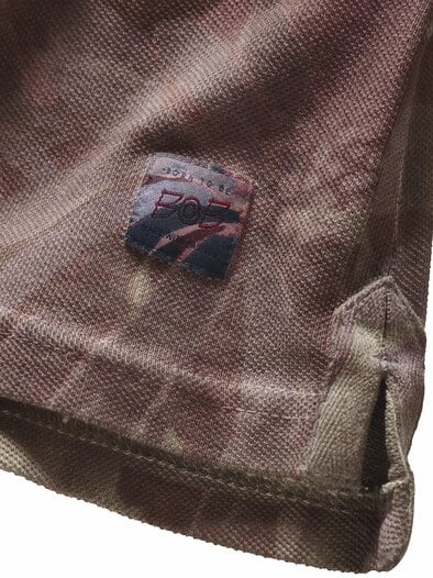 Poloshirt Press olive/tabakblatt