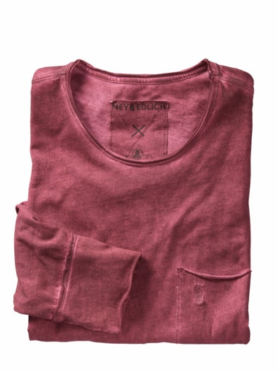 Collab-Longsleeve Ron bordeaux