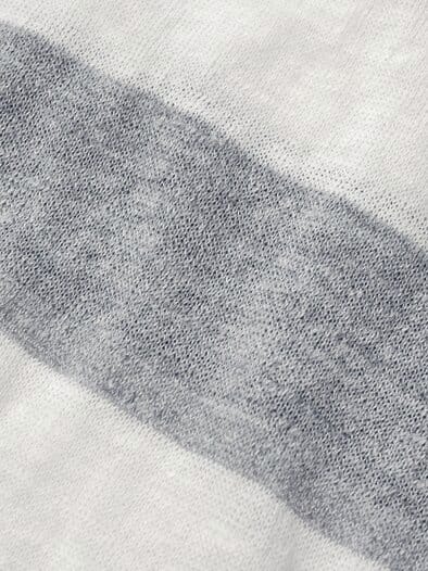 Gezeiten-Strickshirt marine/weiß