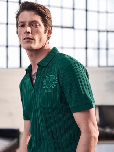 Gründerzeit-Polo tannengrün