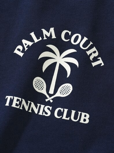 T-Shirt Palm Court Tennis Club navy