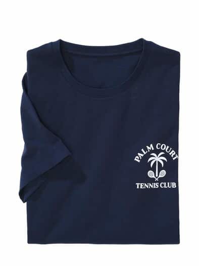 T-Shirt Palm Court Tennis Club navy