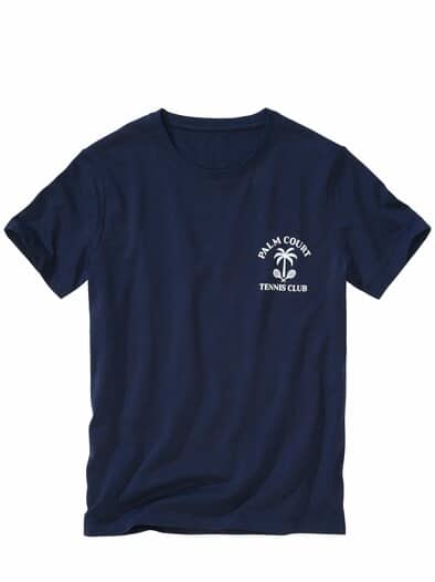 T-Shirt Palm Court Tennis Club navy