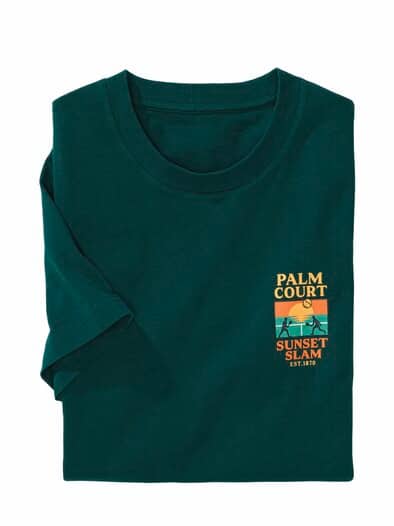 T-Shirt Sunset Slam clubgrün