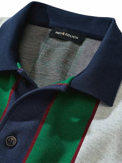 Aufrecht-Polo navy/seegras