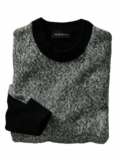 Narrativ-Pullover schwarzweiß