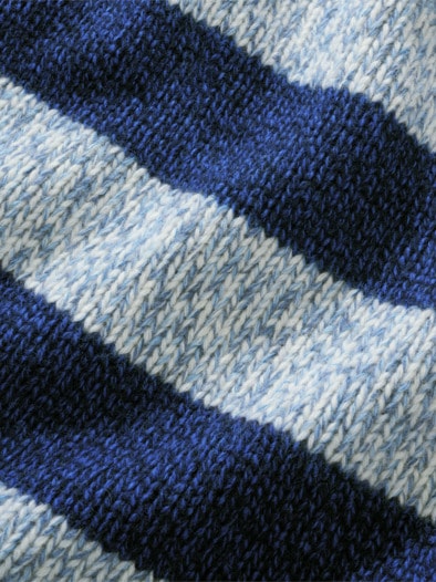 Sechs-Ringe-Pullover marine/granit