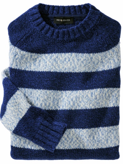 Sechs-Ringe-Pullover marine/granit