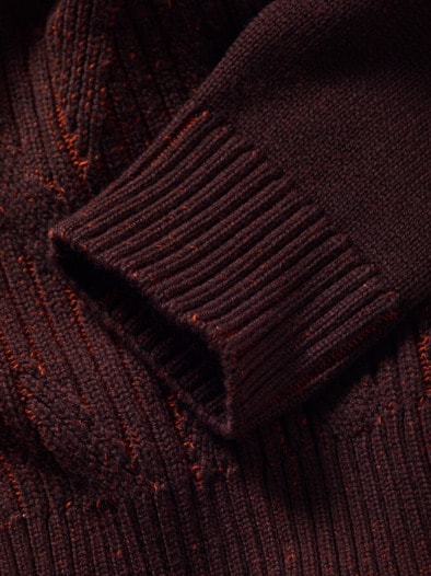 Aha-Pullover kaffee/kürbis
