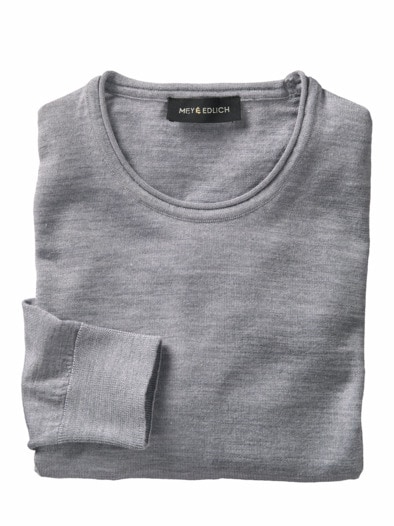 Flüster-Pullover betongrau