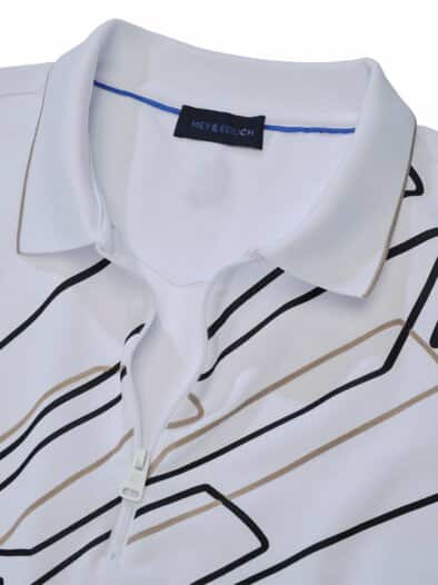 Neues-Spiel-Poloshirt linienweiß