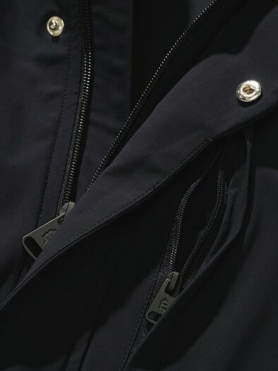 Impuls-Jacke rabenschwarz
