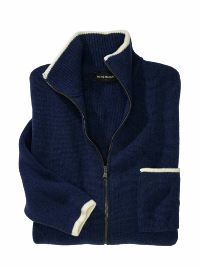 Viel-Stil-Jacke azzurro
