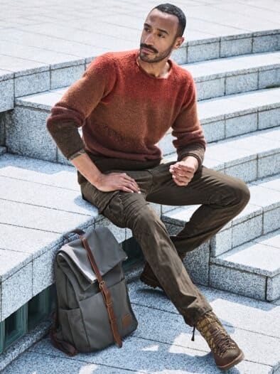 Avantgarde-Pullover indian-summer