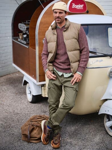 Grundstein-Pullover betonflieder