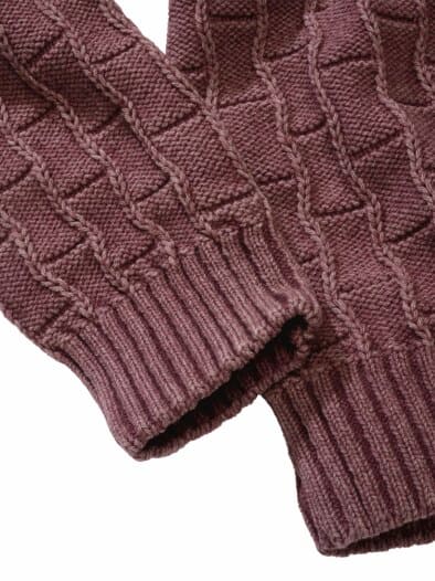 Grundstein-Pullover betonflieder