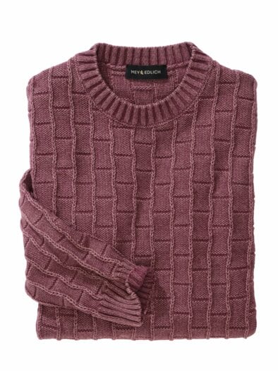 Grundstein-Pullover betonflieder