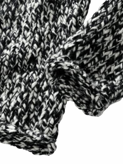 Wollbollwerk-Pullover zebra