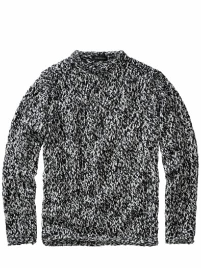 Wollbollwerk-Pullover zebra