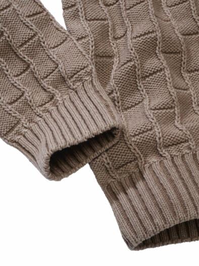 Grundstein-Pullover betonbraun