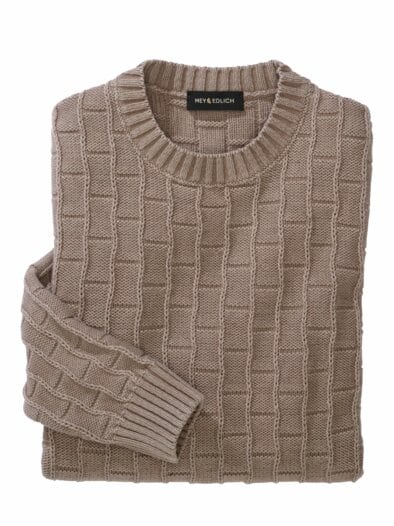 Grundstein-Pullover betonbraun