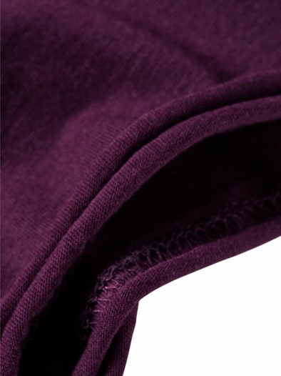 Open-End-Shirt pflaume