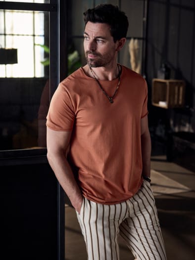 Open-End-Shirt wüstenrot