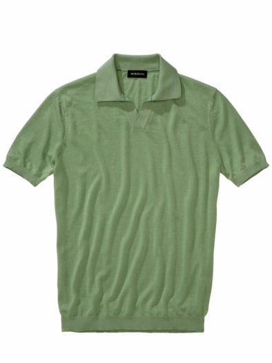 Evolutionäres Poloshirt zuversichts-grün