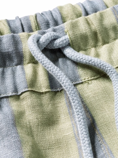 Leinen-Shorts Mist Strata Nicola eisblau