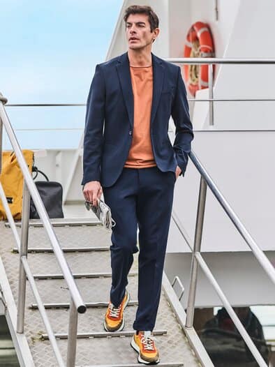 Marathon-Anzugsakko navy