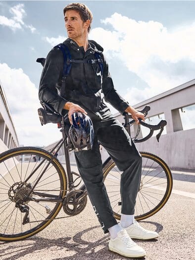 Impuls-Hose rabenschwarz